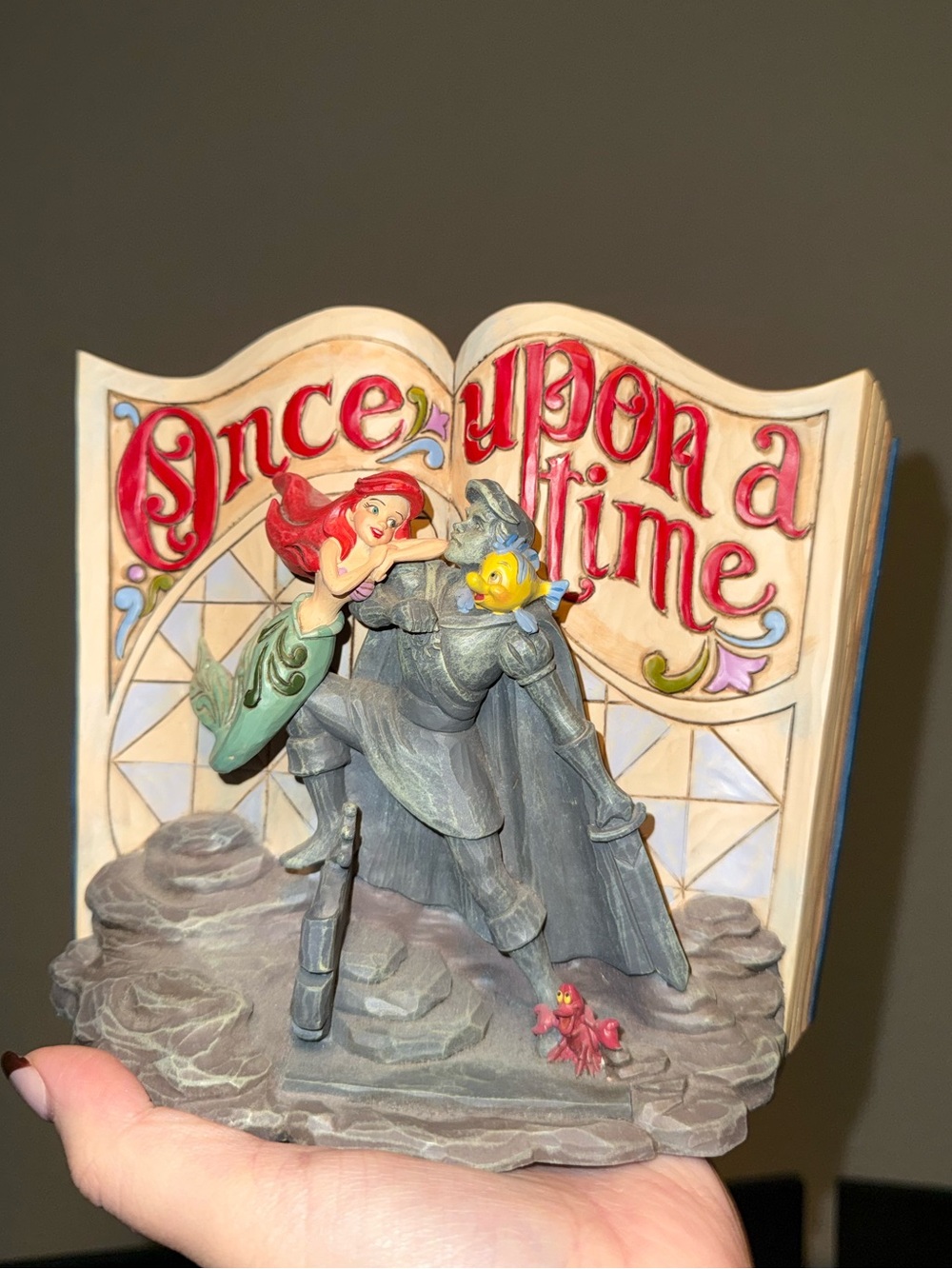 Disney Jim Shore Little Mermaid Undersea Dreaming Storybook Figurine
